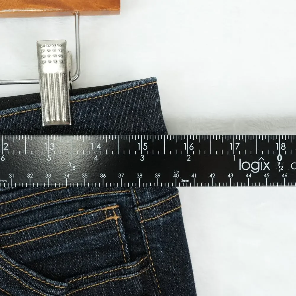 Democracy Jeans Womens 6 (31x29.5) Dark Wash Stretch Denim Skinny‎ Ab Technology